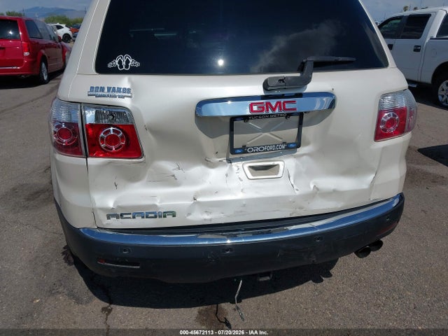 Aukcja sprzedaży 2012 Gmc Acadia Slt-1, vin: 1GKKRRED6CJ340111, numer aukcji: 45672113