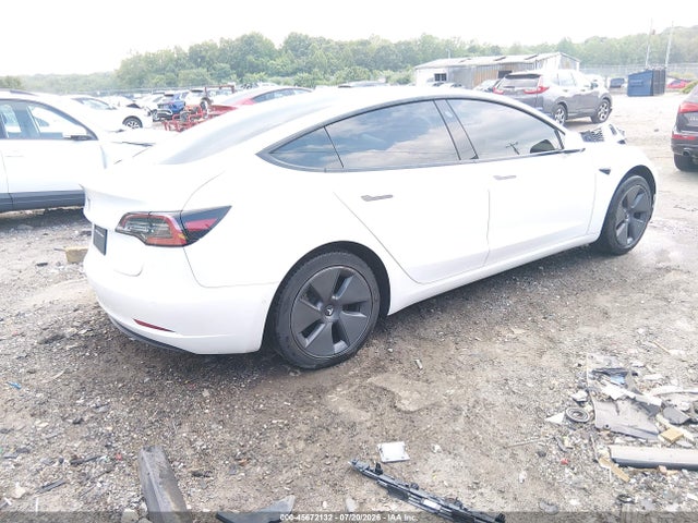45672132 :رقم المزاد ، 5YJ3E1EA6NF168269 vin ، 2022 Tesla Model 3 Rear-wheel Drive مزاد بيع