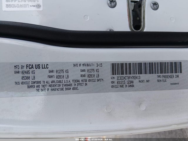 2C3CDXCT0FH765413 Dodge Charger Road/track