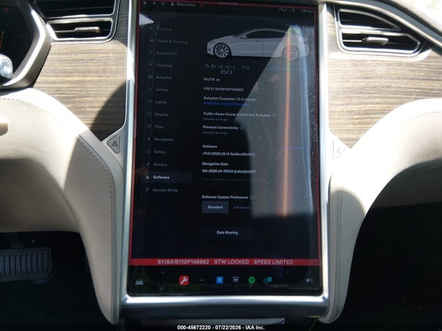 Tesla Model S 60/70/75/85 2016 5YJSA1E11GF149882 Image 18