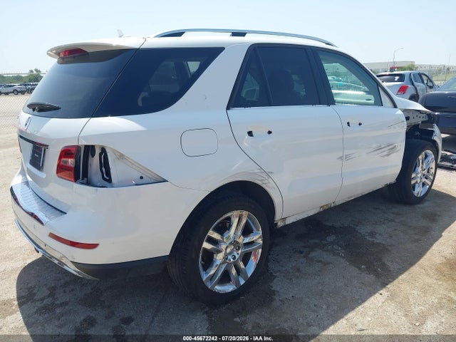 Aukcja sprzedaży 2015 Mercedes-benz Ml 350, vin: 4JGDA5JBXFA512715, numer aukcji: 45672242