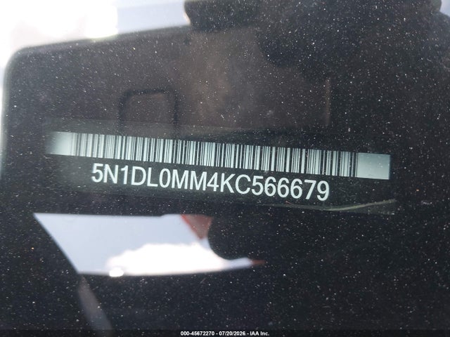 Продажа на аукционе авто 2019 Infiniti Qx60 Pure, vin: 5N1DL0MM4KC566679, номер лота: 45672270