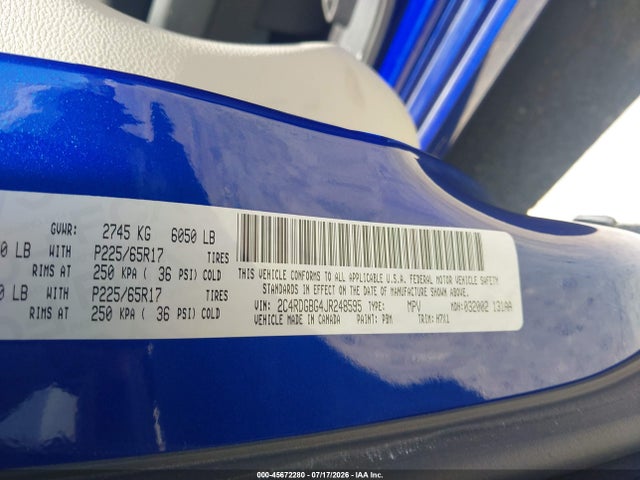 Dodge Grand Caravan Se 2018 2C4RDGBG4JR248595 Image 9