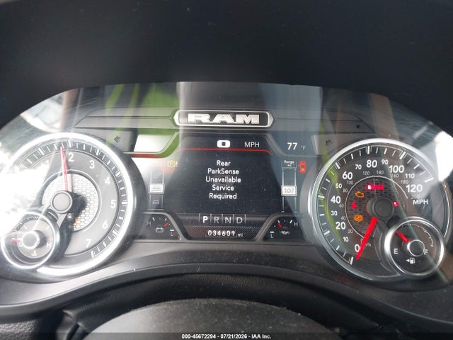 45672294 :رقم المزاد ، 1C6RRFFG2NN383364 vin ، 2022 Ram 1500 Big Horn مزاد بيع