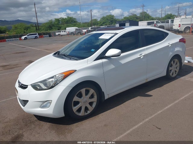 2012 Hyundai Elantra Limited მანქანა იყიდება აუქციონზე, vin: 5NPDH4AE9CH145752, აუქციონის ნომერი: 45672315