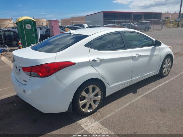 2012 Hyundai Elantra Limited მანქანა იყიდება აუქციონზე, vin: 5NPDH4AE9CH145752, აუქციონის ნომერი: 45672315