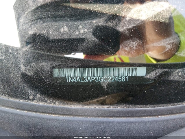 Aukcja sprzedaży 2016 Nissan Altima 2.5 Sl, vin: 1N4AL3AP3GC224581, numer aukcji: 45672361