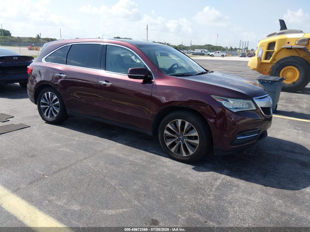 Aukcja sprzedaży 2016 Acura Mdx Technology   Acurawatch Plus Packages/technology Package, vin: 5FRYD3H47GB018523, numer aukcji: 45672369
