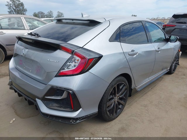 45672432 :رقم المزاد ، SHHFK7H48MU401600 vin ، 2021 Honda Civic Sport مزاد بيع