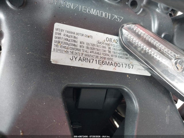 Yamaha MT09 2021 JYARN71E6MA001757 Image 10