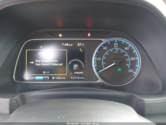 Aukcja sprzedaży 2020 Nissan Leaf Sv Plus 62 Kwh, vin: 1N4BZ1CP4LC302641, numer aukcji: 45672521