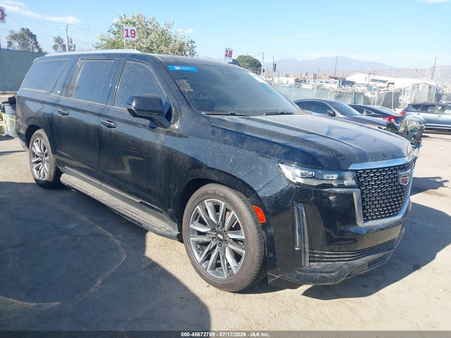 45672789 :رقم المزاد ، 1GYS3LKL9MR225960 vin ، 2021 Cadillac Escalade Esv 2wd Premium Luxury مزاد بيع