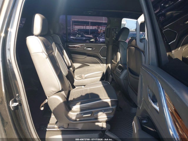 45672789 :رقم المزاد ، 1GYS3LKL9MR225960 vin ، 2021 Cadillac Escalade Esv 2wd Premium Luxury مزاد بيع