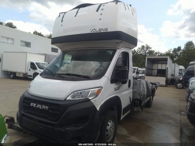 45672885 :رقم المزاد ، 3C7WRVLG6PE527325 vin ، 2023 Ram Promaster 3500 Cutaway Low Roof مزاد بيع