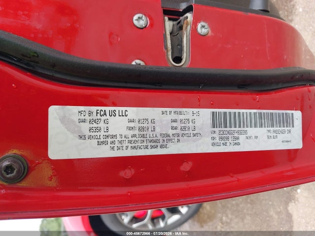 45672966 :رقم المزاد ، 2C3CCAGG2FH932285 vin ، 2015 Chrysler 300 300s مزاد بيع