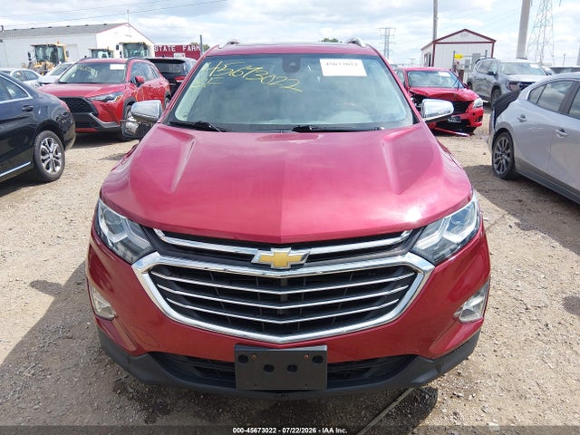 2018 Chevrolet Equinox Premier მანქანა იყიდება აუქციონზე, vin: 3GNAXVEV9JS508258, აუქციონის ნომერი: 45673022