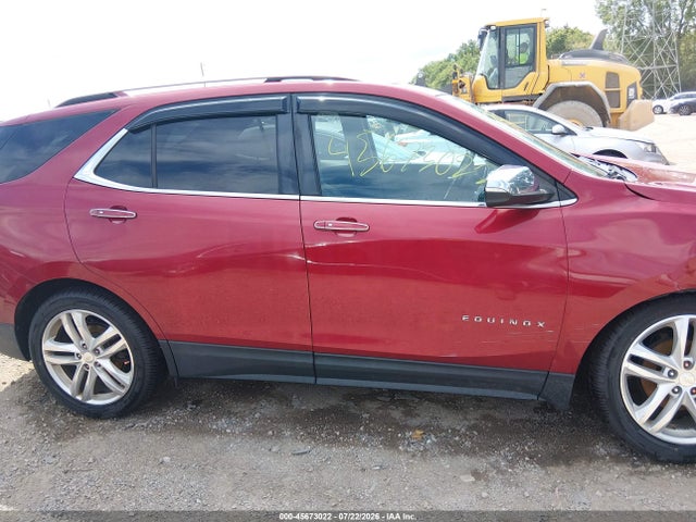 2018 Chevrolet Equinox Premier მანქანა იყიდება აუქციონზე, vin: 3GNAXVEV9JS508258, აუქციონის ნომერი: 45673022