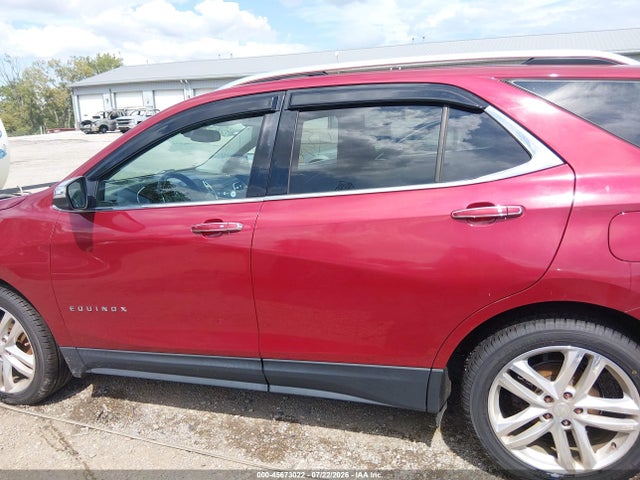 2018 Chevrolet Equinox Premier მანქანა იყიდება აუქციონზე, vin: 3GNAXVEV9JS508258, აუქციონის ნომერი: 45673022