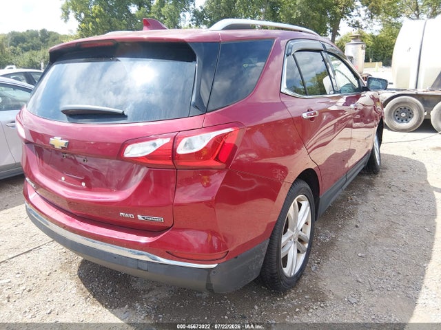 2018 Chevrolet Equinox Premier მანქანა იყიდება აუქციონზე, vin: 3GNAXVEV9JS508258, აუქციონის ნომერი: 45673022