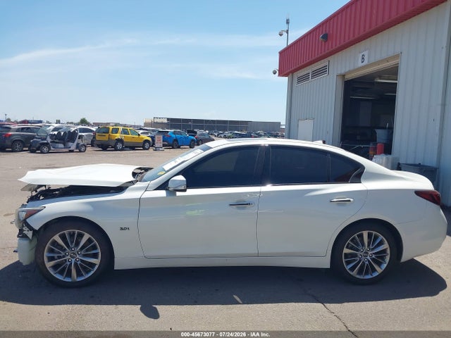 Продаж на аукціоні авто 2018 Infiniti Q50 3.0t Luxe, vin: JN1EV7AP7JM353117, номер лоту: 45673077