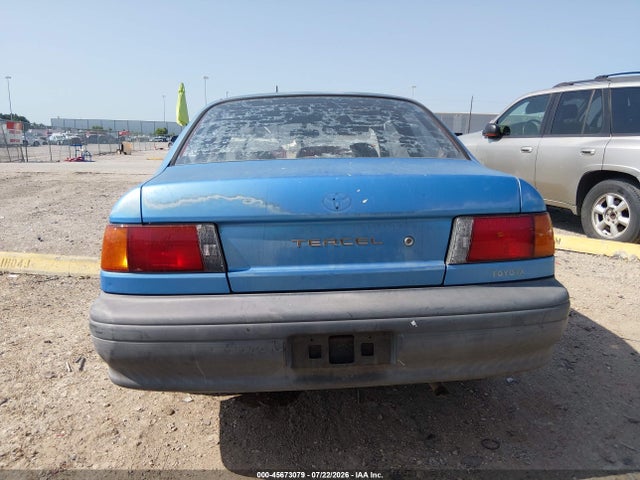 45673079 :رقم المزاد ، JT2EL46B8N0145168 vin ، 1992 Toyota Tercel Std مزاد بيع