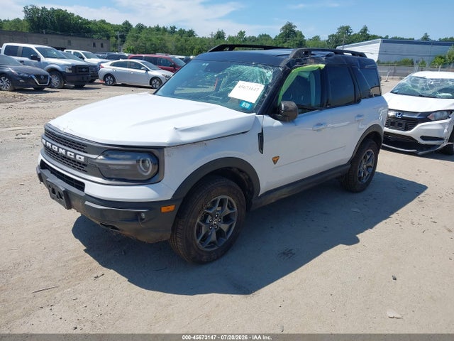 45673147 :رقم المزاد ، 3FMCR9D92MRA30568 vin ، 2021 Ford Bronco Sport Badlands مزاد بيع