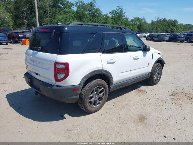 45673147 :رقم المزاد ، 3FMCR9D92MRA30568 vin ، 2021 Ford Bronco Sport Badlands مزاد بيع