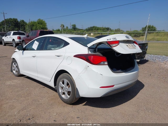Продаж на аукціоні авто 2014 Hyundai Elantra Se, vin: 5NPDH4AE1EH491104, номер лоту: 45673240