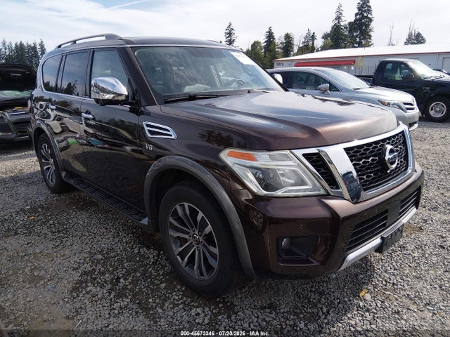 2018 Nissan Armada Sl მანქანა იყიდება აუქციონზე, vin: JN8AY2ND6J9052058, აუქციონის ნომერი: 45673346
