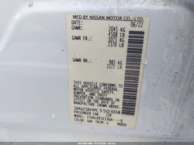 Nissan Leaf S 40 Kwh 2023 1N4AZ1BV4PC550308 Image 9