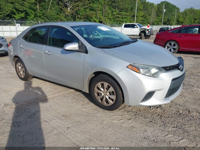 2016 Toyota Corolla L მანქანა იყიდება აუქციონზე, vin: 2T1BURHEXGC503861, აუქციონის ნომერი: 45673544