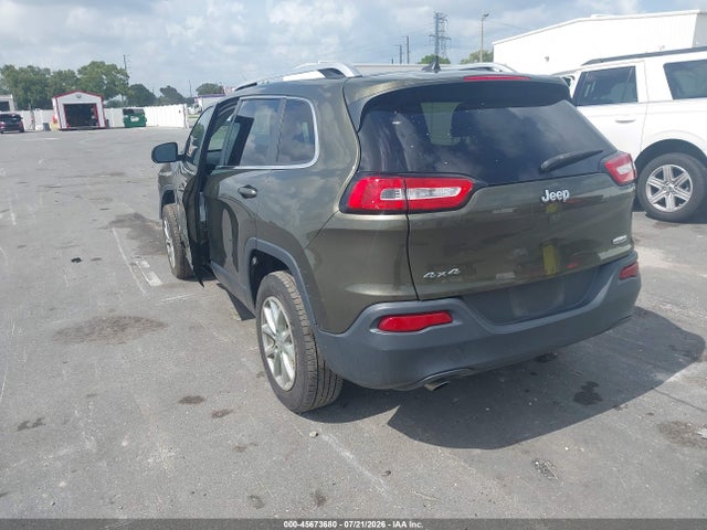 2016 Jeep Cherokee Latitude მანქანა იყიდება აუქციონზე, vin: 1C4PJMCB0GW117259, აუქციონის ნომერი: 45673680