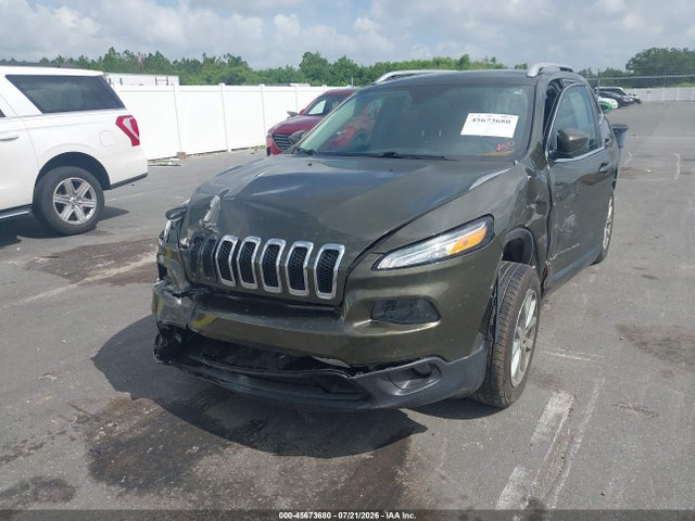 2016 Jeep Cherokee Latitude მანქანა იყიდება აუქციონზე, vin: 1C4PJMCB0GW117259, აუქციონის ნომერი: 45673680