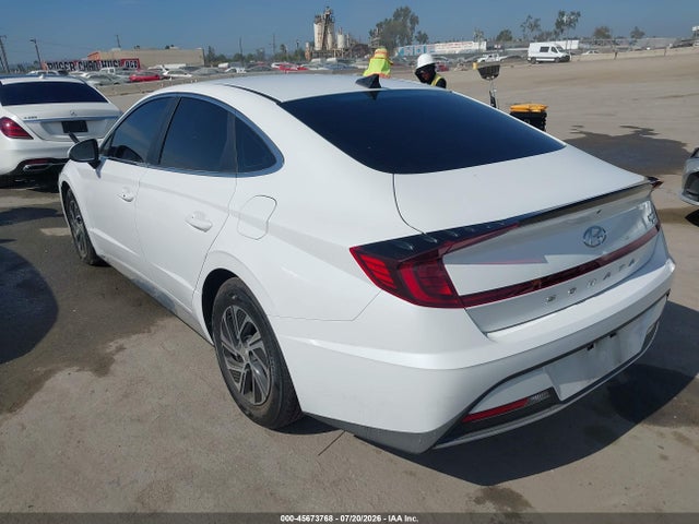Hyundai Sonata Blue 2021 KMHL24JJ3MA017263 Image 3