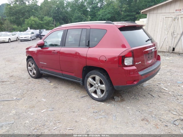 2014 Jeep Compass Latitude მანქანა იყიდება აუქციონზე, vin: 1C4NJDEB3ED718677, აუქციონის ნომერი: 45673769