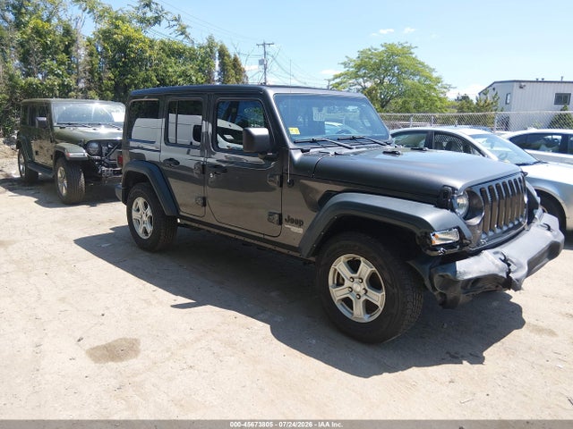 Auction sale of the 2021 Jeep Wrangler Unlimited Sport S 4x4, vin: 1C4HJXDN2MW812613, lot number: 45673805