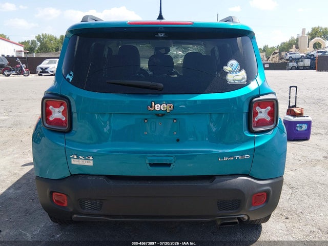 Aukcja sprzedaży 2021 Jeep Renegade Limited 4x4, vin: ZACNJDD10MPM26541, numer aukcji: 45673897