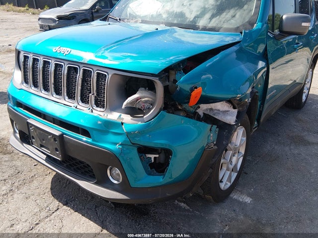 Aukcja sprzedaży 2021 Jeep Renegade Limited 4x4, vin: ZACNJDD10MPM26541, numer aukcji: 45673897