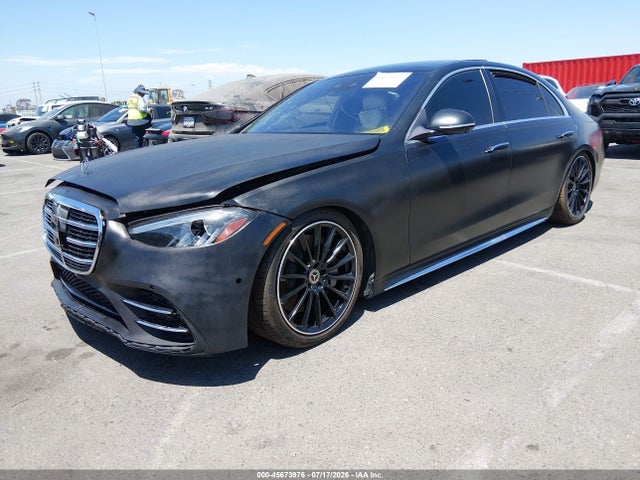 45673976 :رقم المزاد ، W1K6G7GB0NA133581 vin ، 2022 Mercedes-benz S 580 4matic مزاد بيع