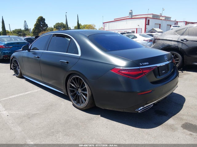45673976 :رقم المزاد ، W1K6G7GB0NA133581 vin ، 2022 Mercedes-benz S 580 4matic مزاد بيع