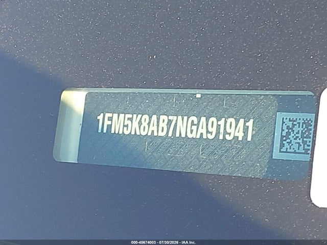 Ford Police Interceptor Utility 2022 1FM5K8AB7NGA91941 Image 9