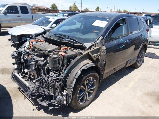2022 Honda Cr-v Hybrid Ex მანქანა იყიდება აუქციონზე, vin: 5J6RT6H5XNL040006, აუქციონის ნომერი: 45674020