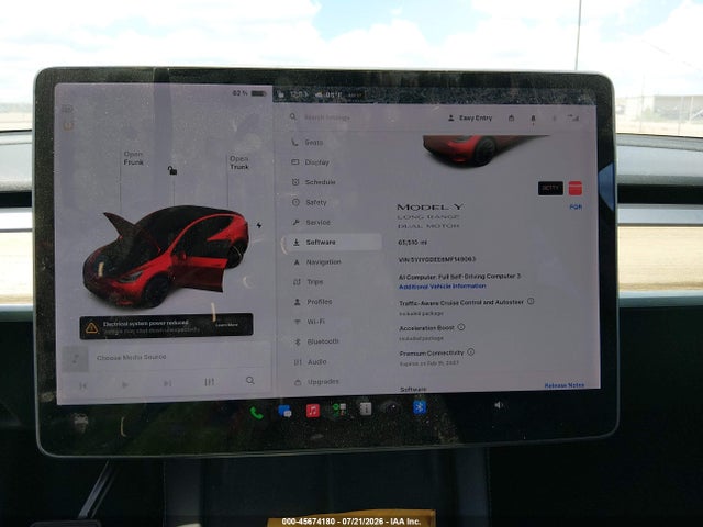 5YJYGDEE8MF149063 Tesla Model Y Long Range Dual Motor All-wheel Drive