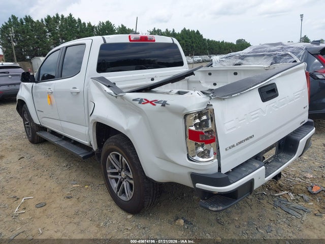 Aukcja sprzedaży 2021 Chevrolet Colorado 4wd  Short Box Wt, vin: 1GCGTBEN9M1293614, numer aukcji: 45674196