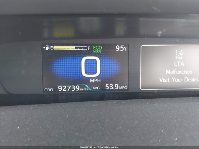 JTDKAMFU7N3156923 Toyota Prius Le