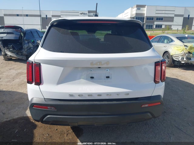 2022 Kia Sorento Lx მანქანა იყიდება აუქციონზე, vin: 5XYRG4LC9NG086314, აუქციონის ნომერი: 45674243