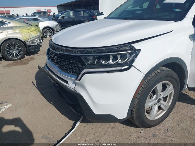 2022 Kia Sorento Lx მანქანა იყიდება აუქციონზე, vin: 5XYRG4LC9NG086314, აუქციონის ნომერი: 45674243