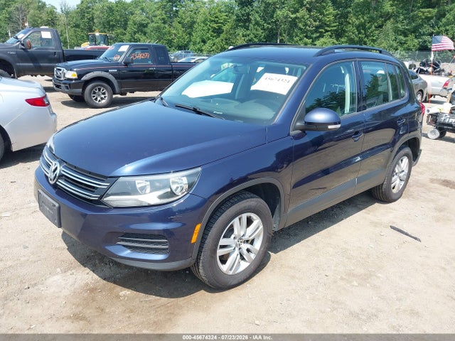 2015 Volkswagen Tiguan S მანქანა იყიდება აუქციონზე, vin: WVGBV7AX2FW585891, აუქციონის ნომერი: 45674324