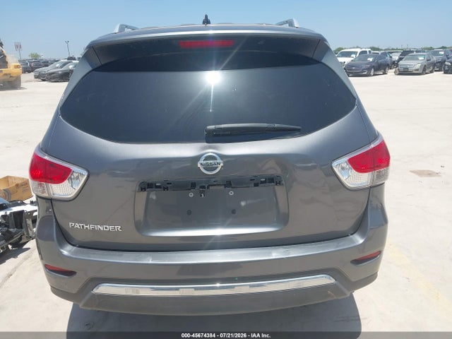 2016 Nissan Pathfinder S მანქანა იყიდება აუქციონზე, vin: 5N1AR2MNXGC604655, აუქციონის ნომერი: 45674384