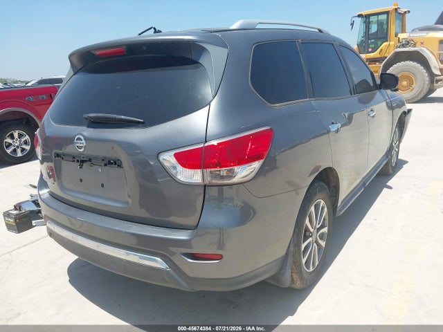 2016 Nissan Pathfinder S მანქანა იყიდება აუქციონზე, vin: 5N1AR2MNXGC604655, აუქციონის ნომერი: 45674384